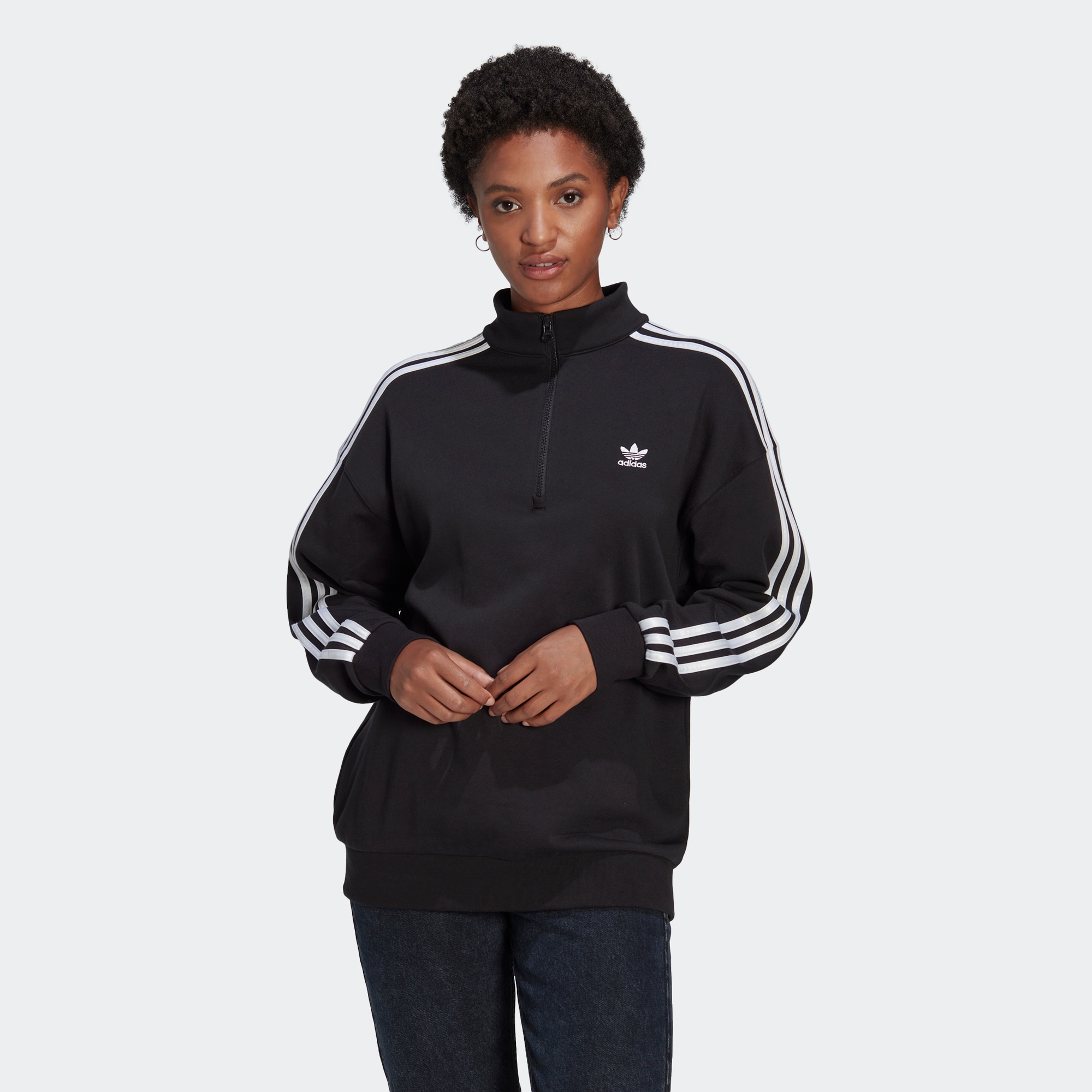 Adidas half zip sweatshirt sale