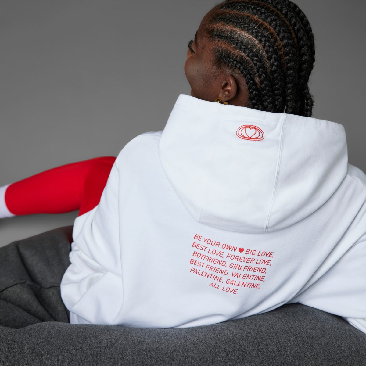 Adidas valentines deals day hoodie