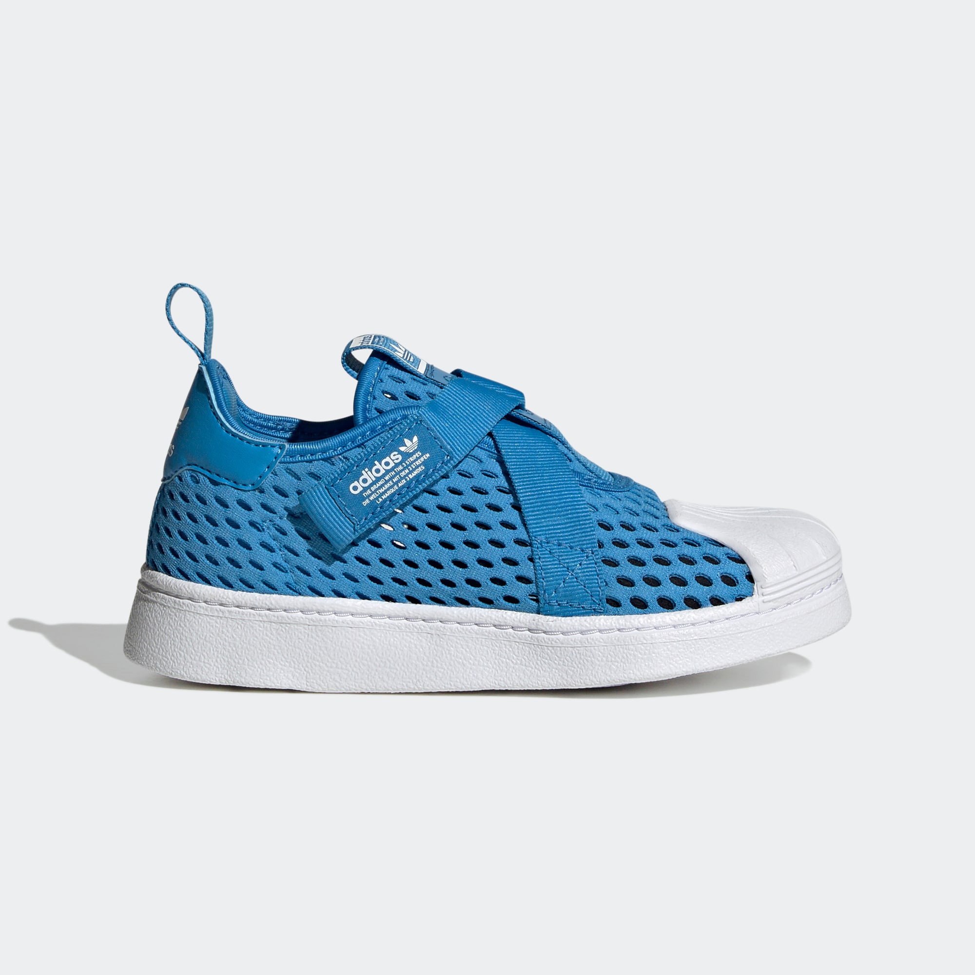 Superstar slip on hot sale Blue