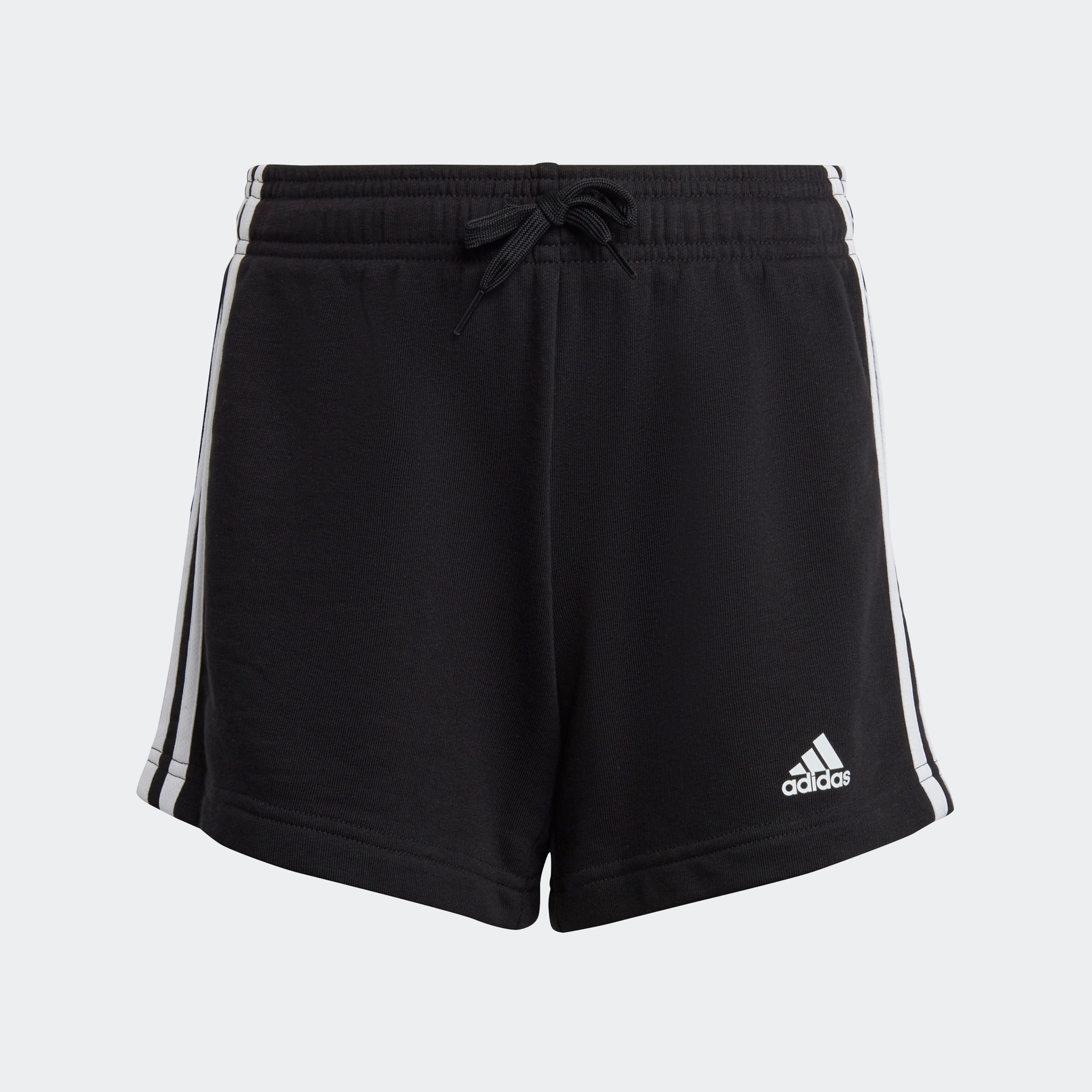 Adidas essential 3 sales stripe shorts