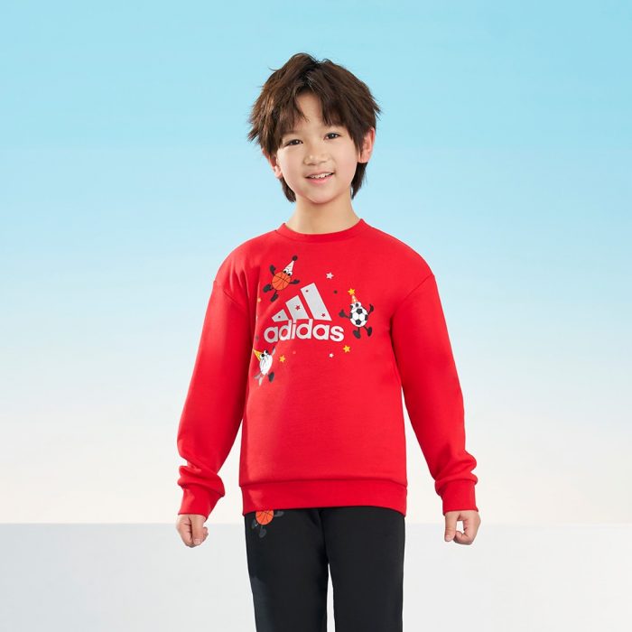 Детский комплект adidas HOLIDAY GRAPHICS CREW SET