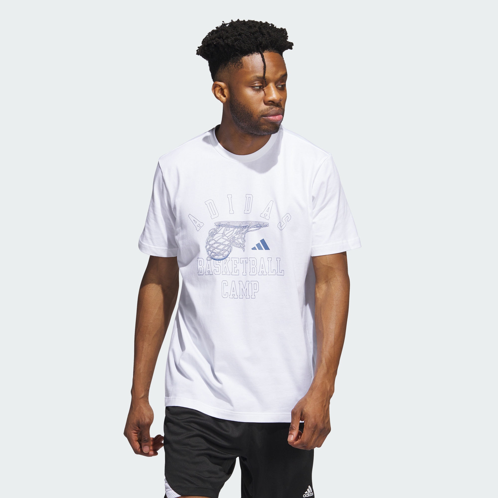 

Мужская футболка adidas CAMP ABC TEE, Белый