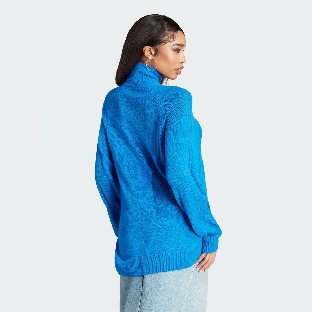Женский свитер adidas BLUE VERSION KNIT SWEATER