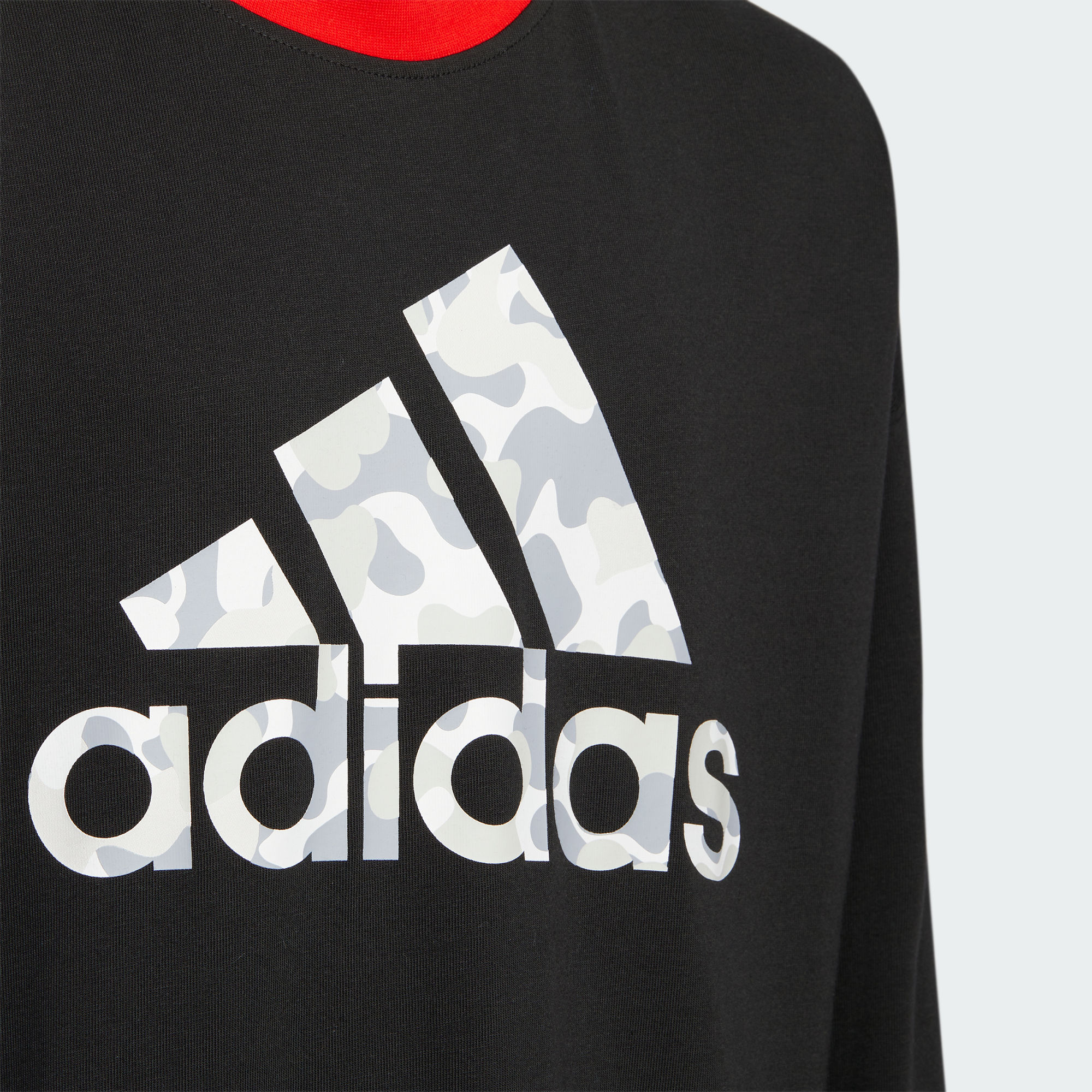 Adidas long best sale sleeve logo tee