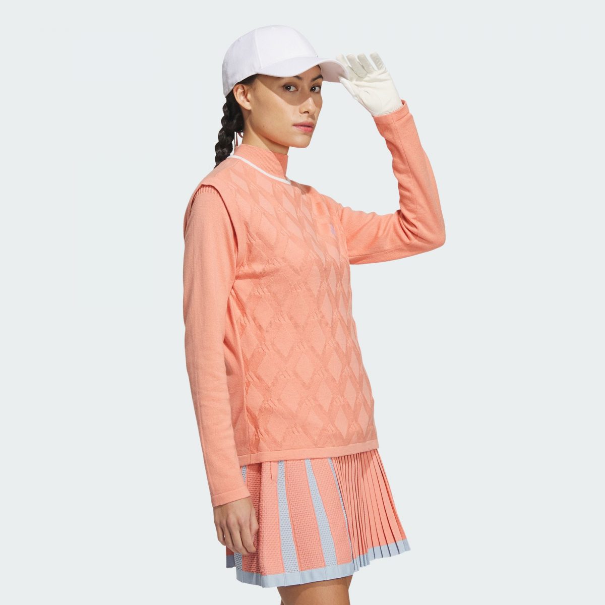 Женская рубашка adidas TWO-IN-ONE POLO SHIRT AND VEST