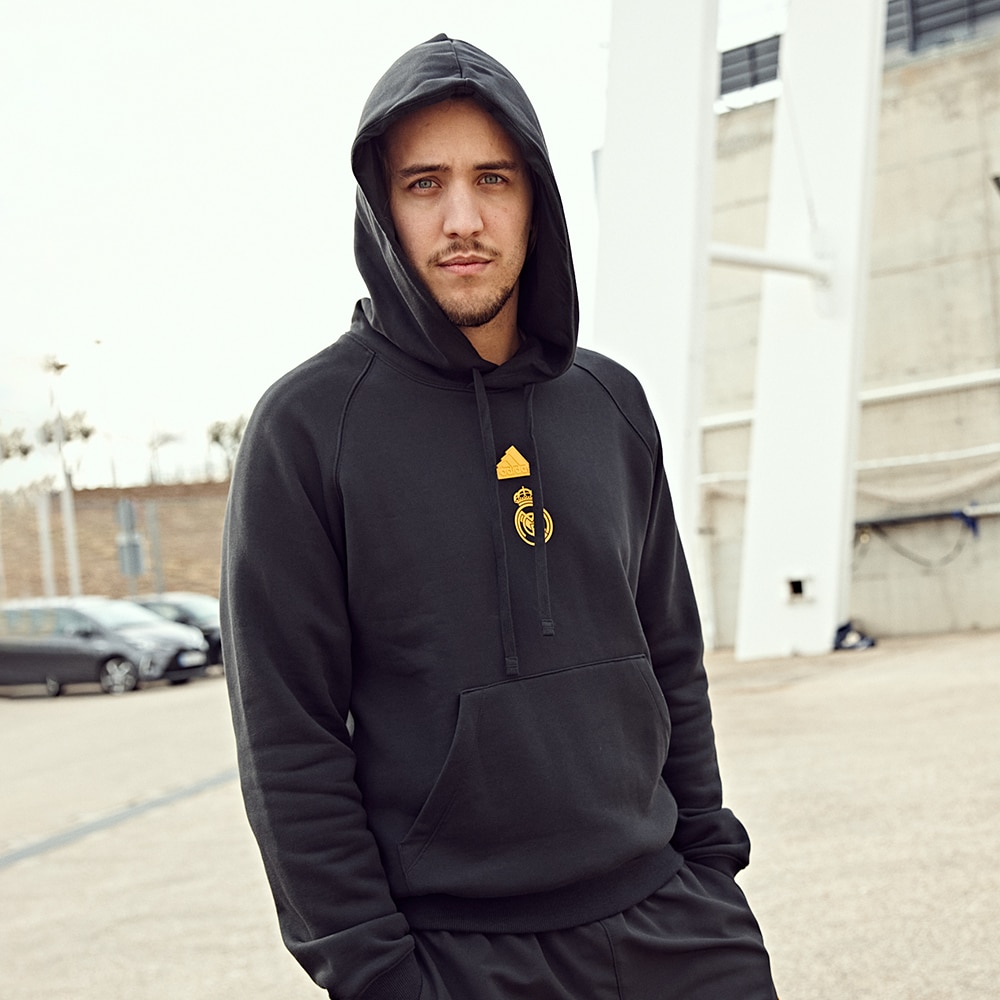 Adidas authentic sale hoodie black