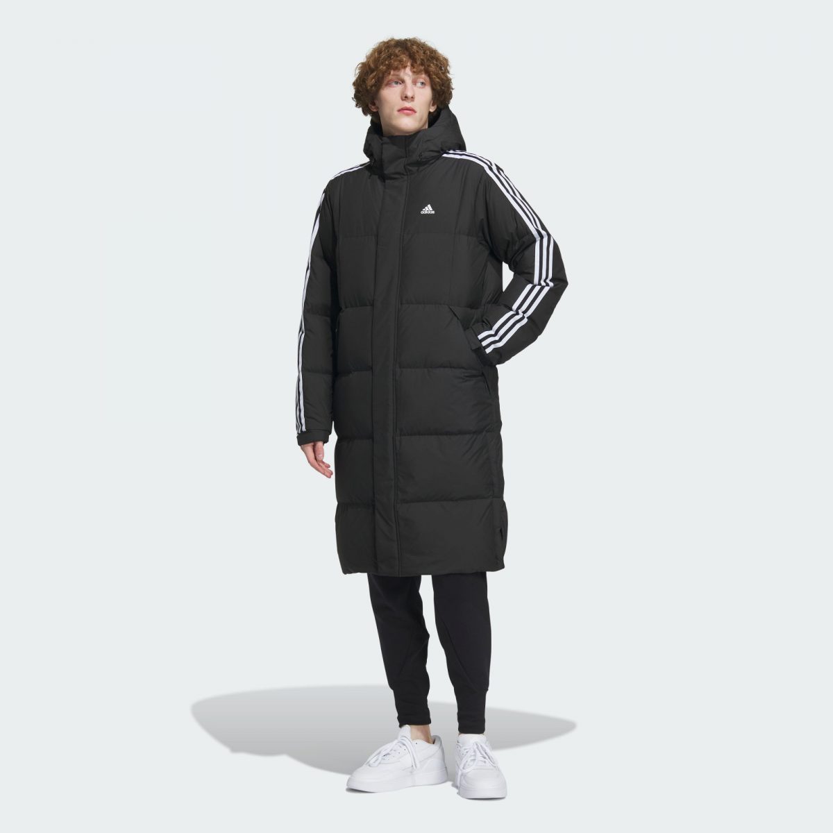 Мужская куртка adidas 3-STRIPES LONG DOWN JACKET фото