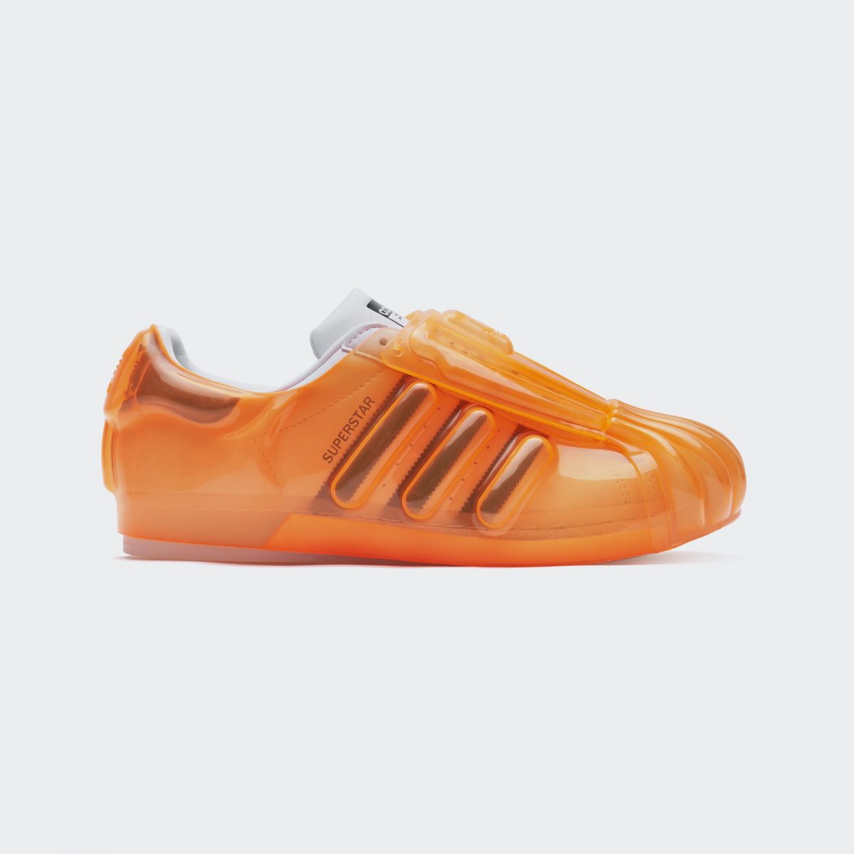 Superstar slip on sale on Orange