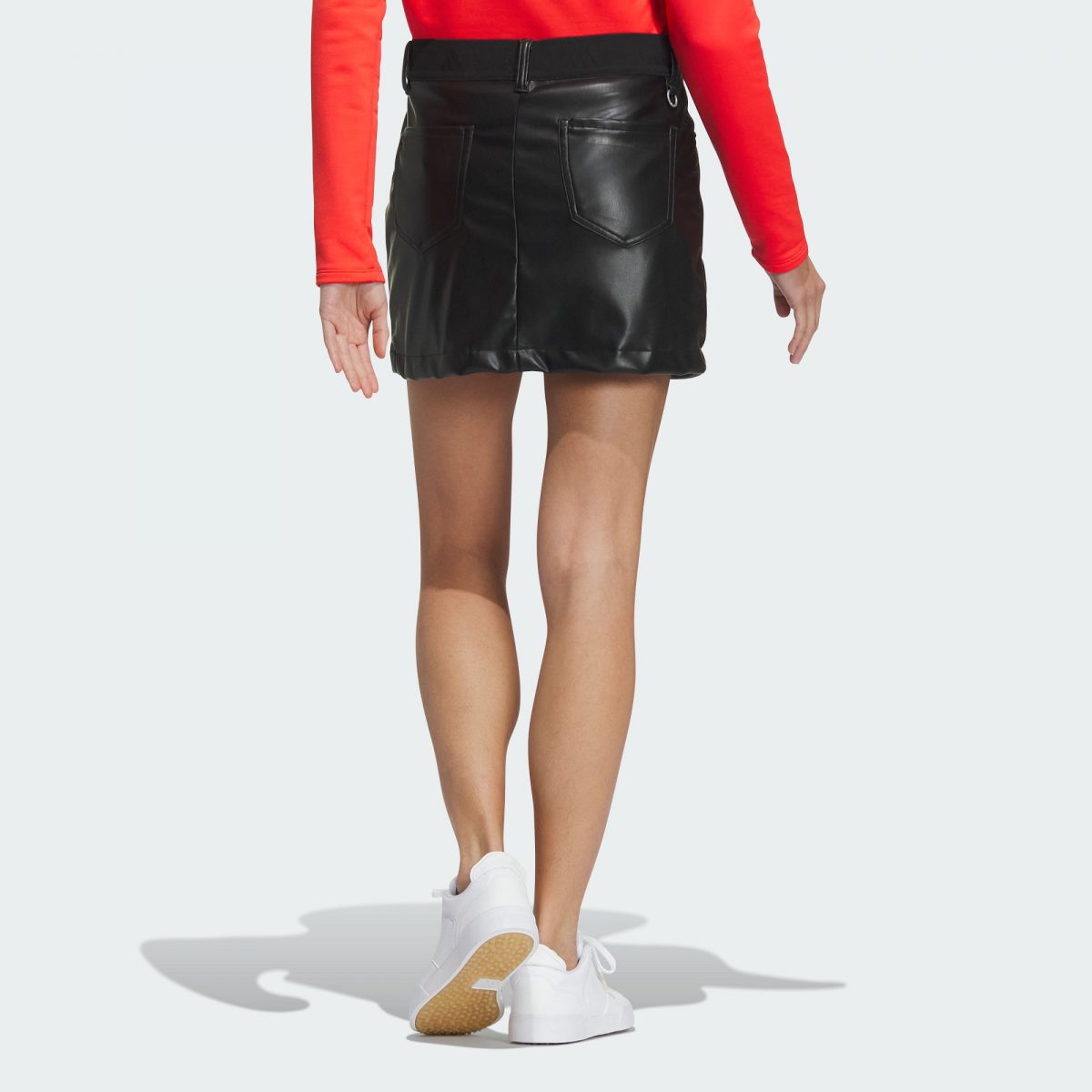 Женская юбка adidas STRETCH LEATHER-LIKE SKIRT фотография