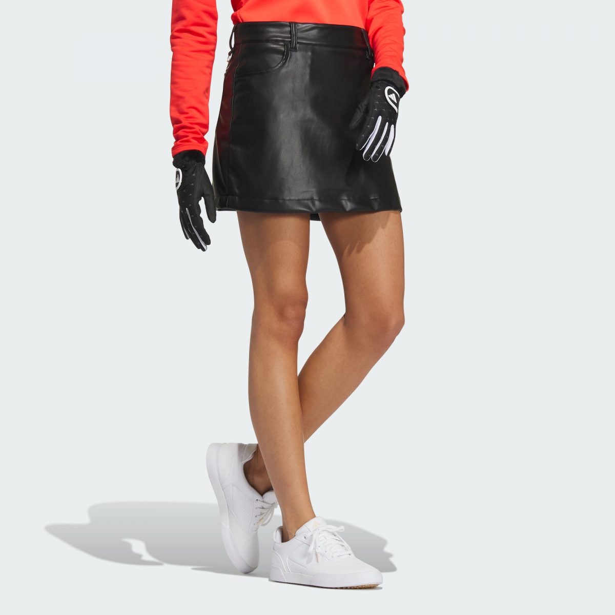 Женская юбка adidas STRETCH LEATHER-LIKE SKIRT