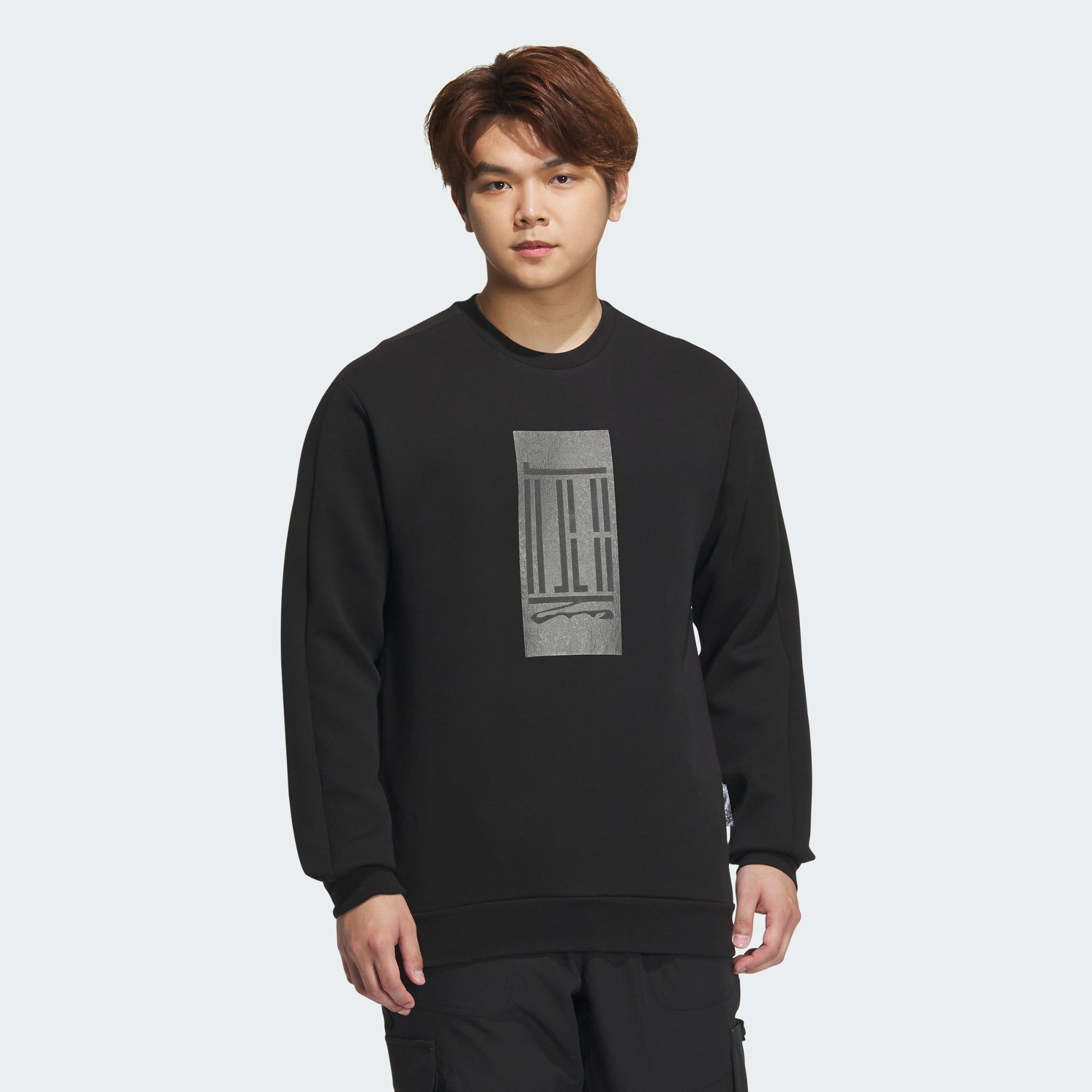 

Мужская рубашка adidas WUJI LOGO CREW SWEATSHIRT, Черный