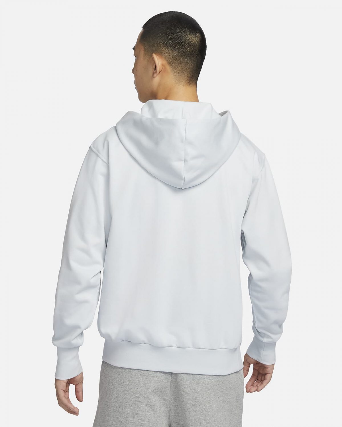 Мужская толстовка Nike Dri-FIT Standard Issue серая фотография