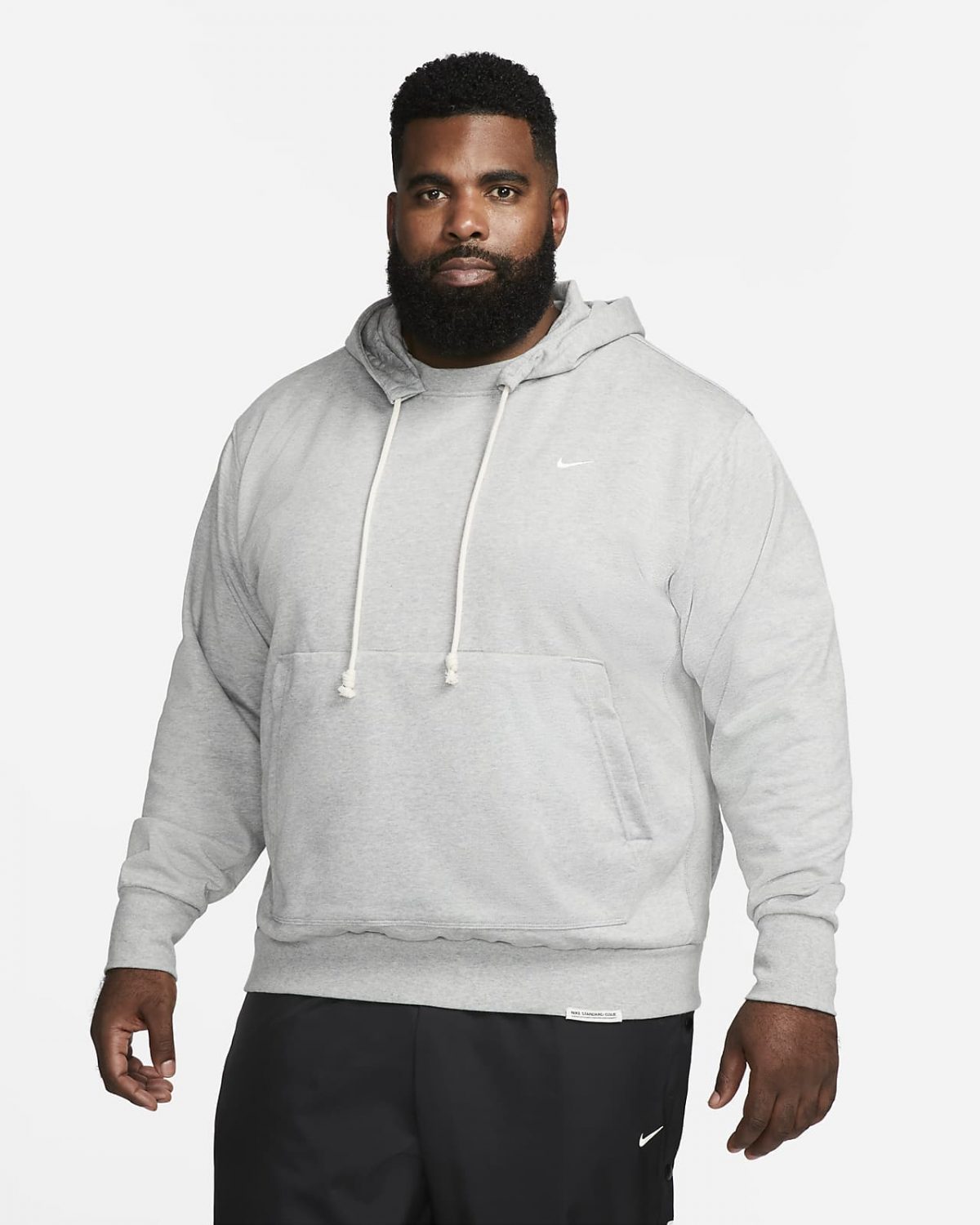 Мужская толстовка Nike Dri-FIT Standard Issue серая фото