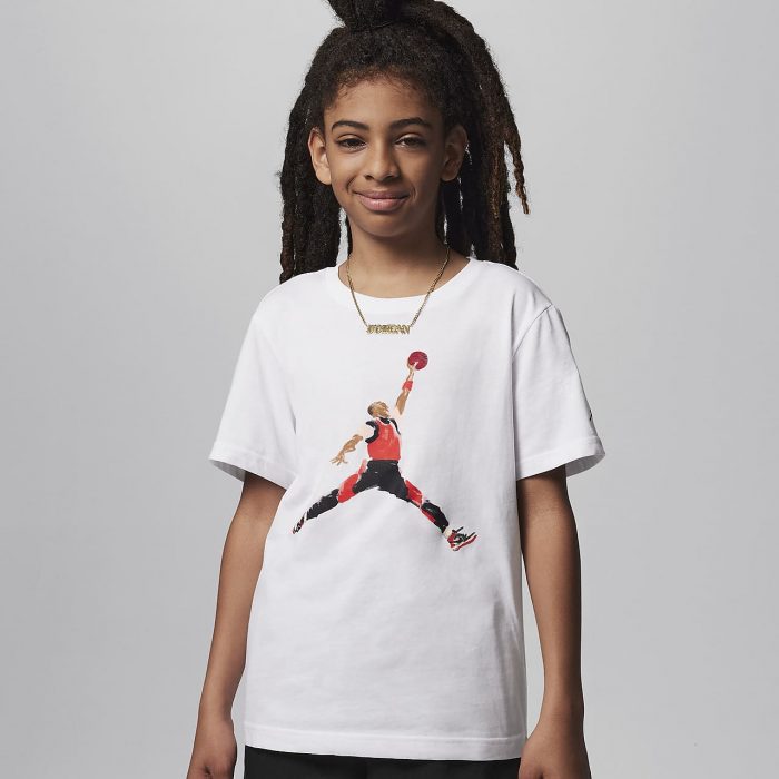 Детская футболка nike Jordan Watercolor Jumpman