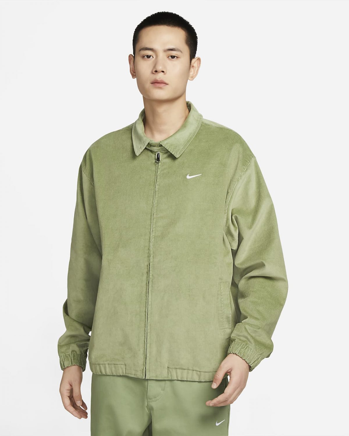 Мужская куртка Nike Life зеленая фото