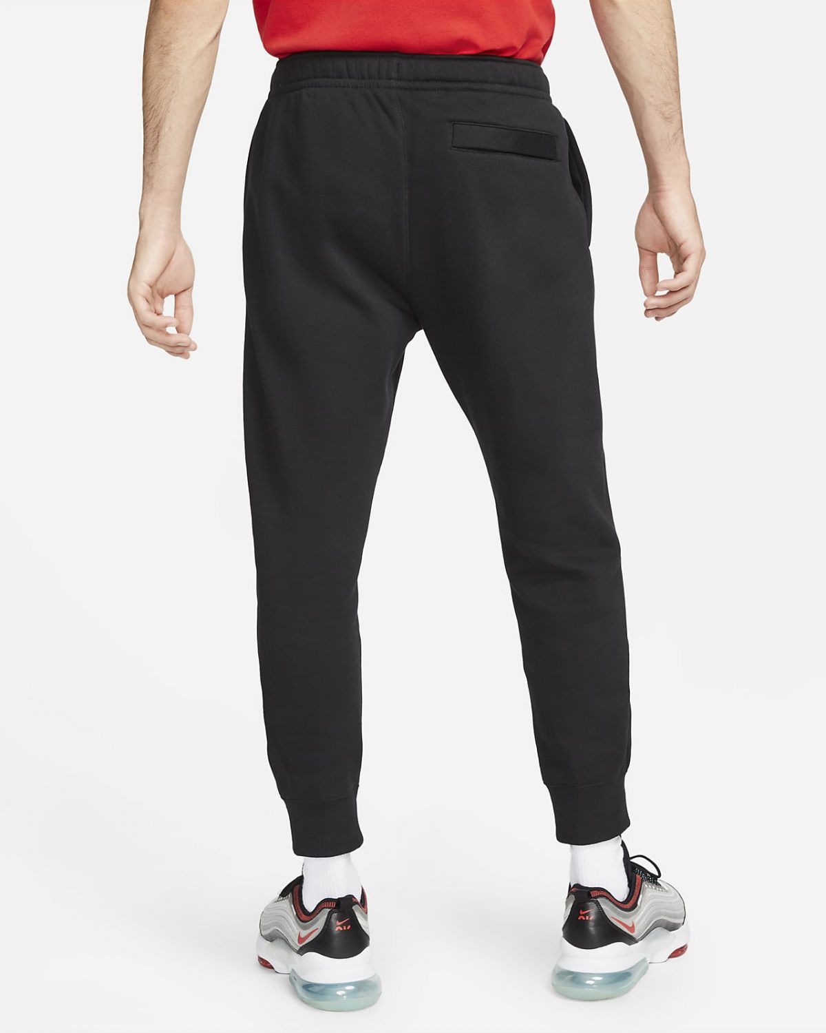 Мужские брюки Nike Sportswear Club Fleece черные фотография