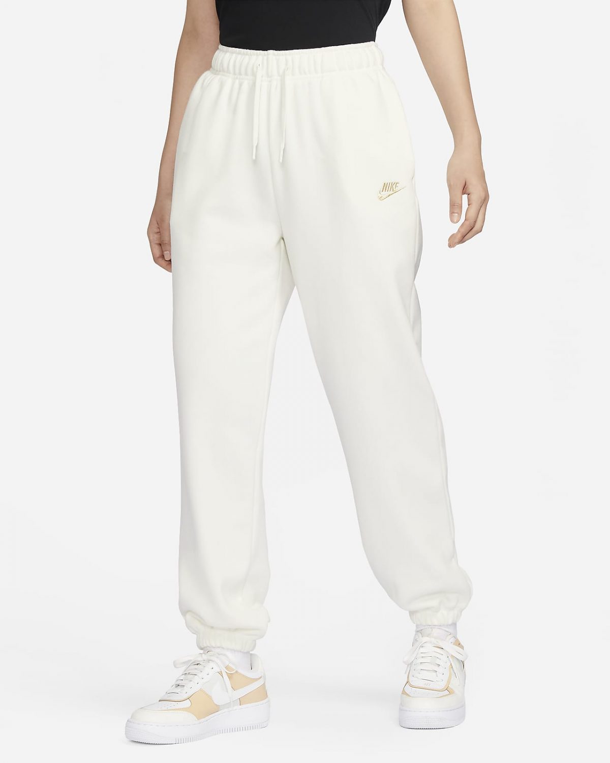 Женские брюки Nike Sportswear белые фото