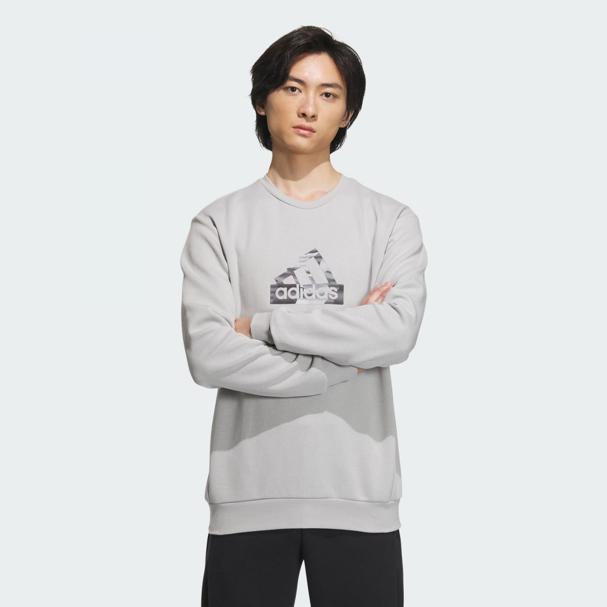 Мужской свитшот adidas CITY ESCAPE SWEATSHIRTS серый фото