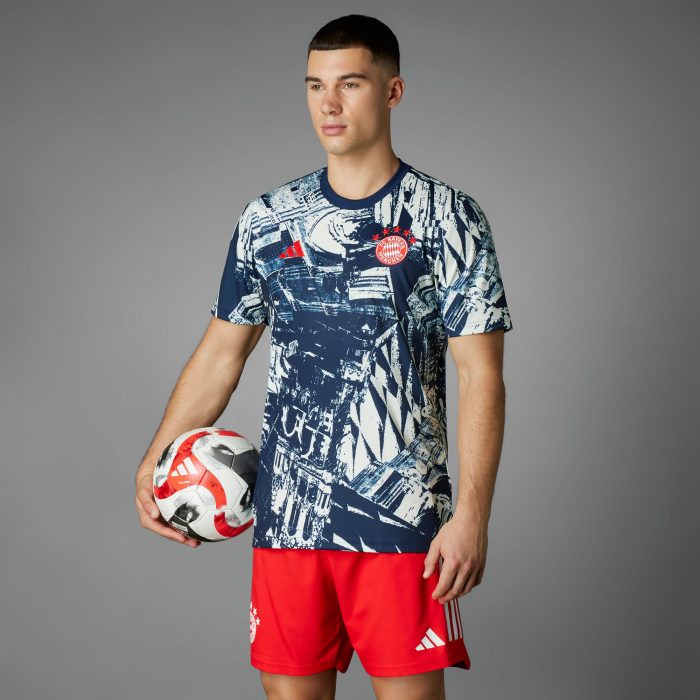 Мужская футболка adidas FC BAYERN PRE-MATCH JERSEY