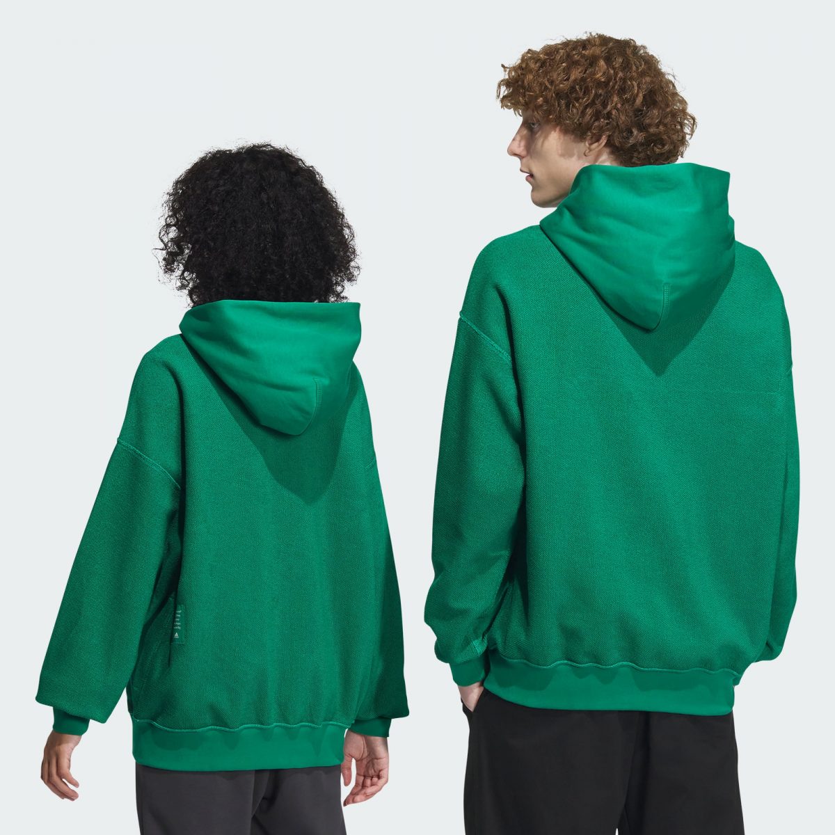 Худи adidas REVERSIBLE HOODIE зеленое фотография