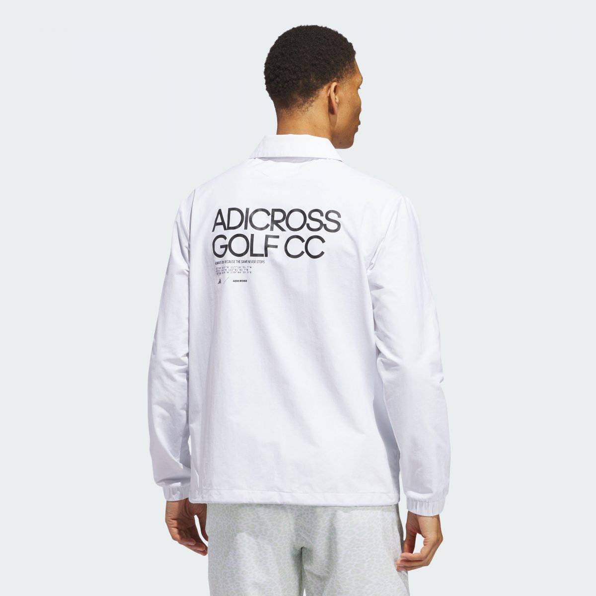 Мужская куртка adidas ADICROSS COACHES JACKET белая фотография
