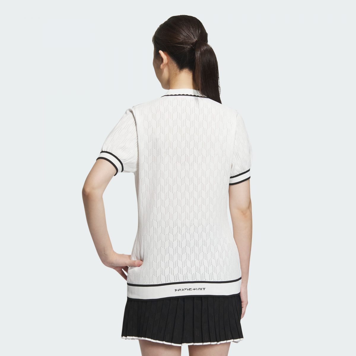 Женская футболка adidas PRIMEKNIT SHORT SLEEVE POLO SHIRT фотография