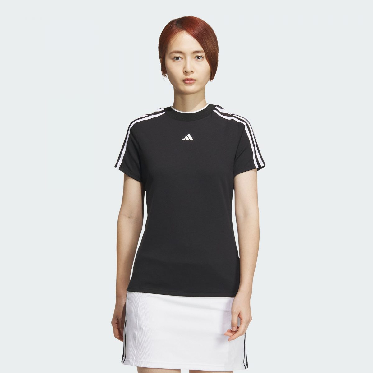 Женская футболка adidas AEROREADY MOCK NECK SHIRT фото