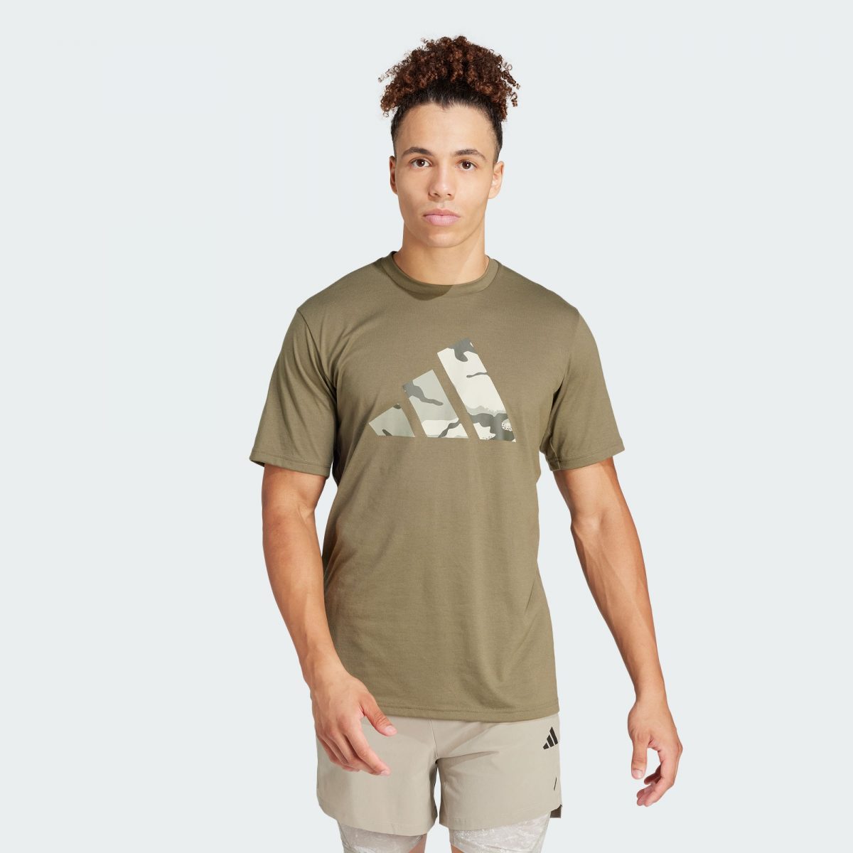 Мужская футболка adidas TRAIN ESSENTIALS LOVE CAMO TEE фото