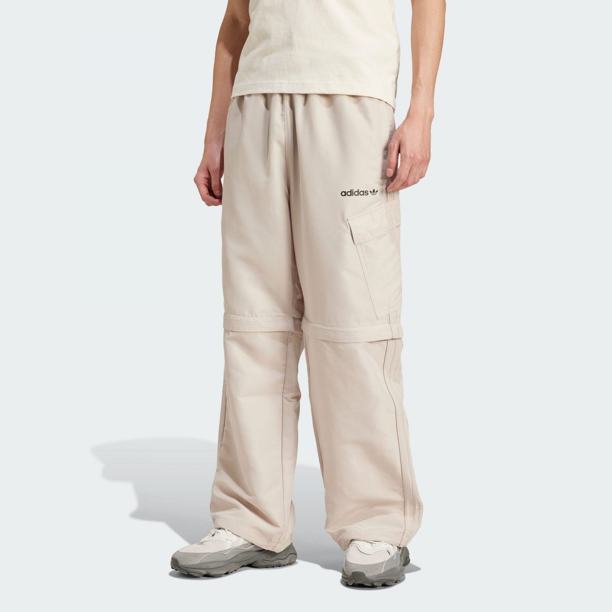 Мужские брюки adidas ZIP-OFF PANTS бежевые фото