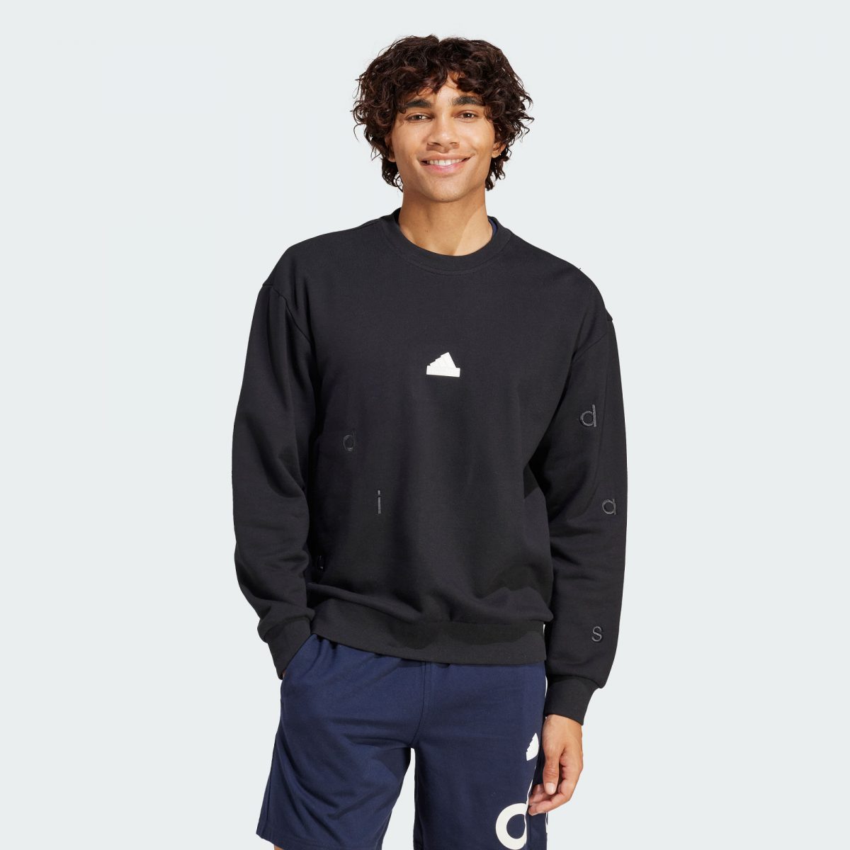 Мужской свитшот adidas EMBROIDERED SWEATSHIRT фото