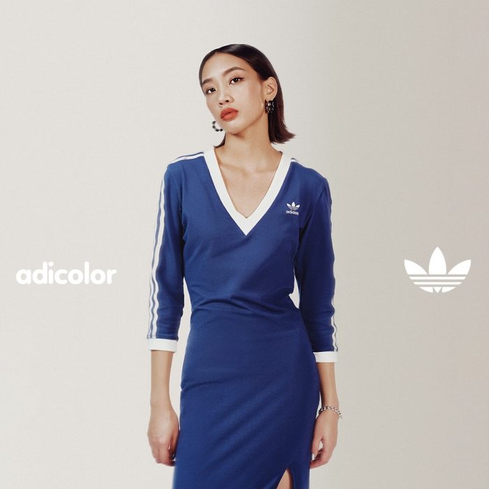 Женское платье  adidas ADICOLOR MAXI DRESS