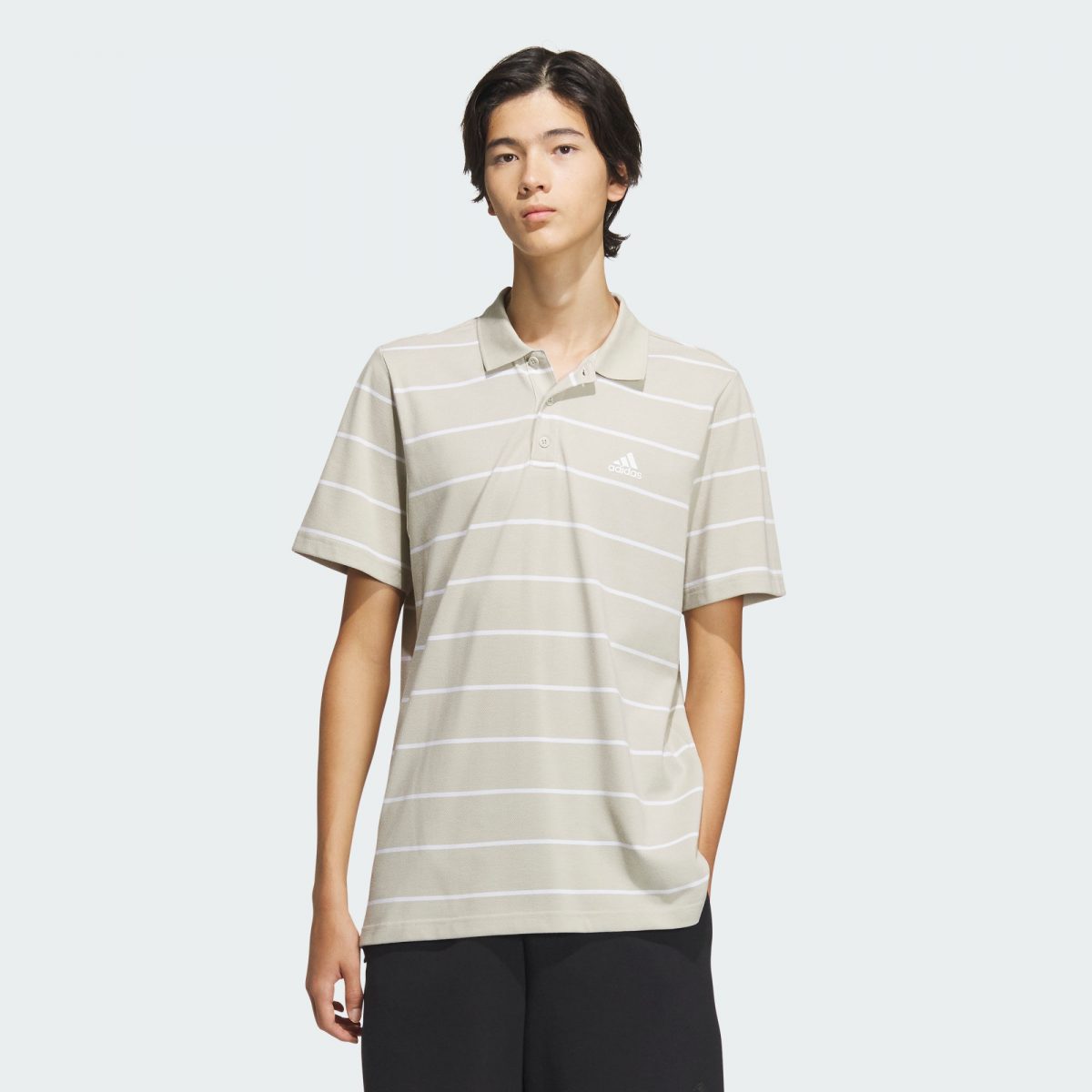 Мужская футболка adidas FUTURE ICONS STRIPE POLO SHIRT IT3921 фото