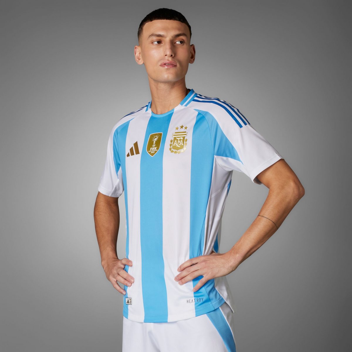Мужская футболка adidas ARGENTINA 2024 HOME AUTHENTIC JERSEY фото