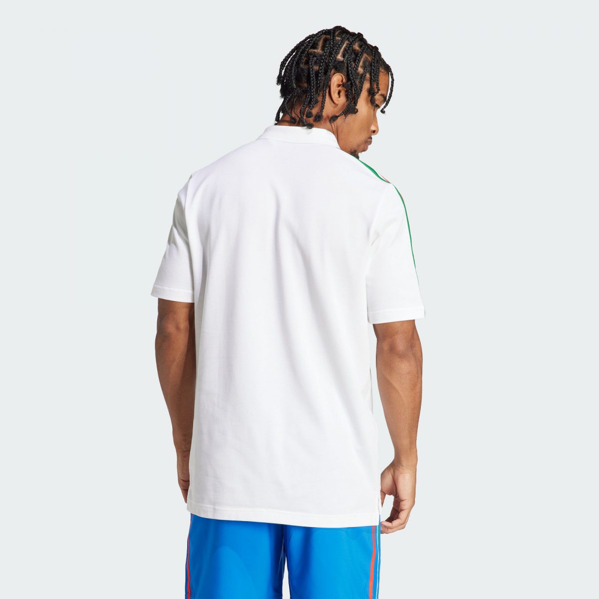 Мужская футболка adidas ITALY DNA 3-STRIPES POLO SHIRT фотография