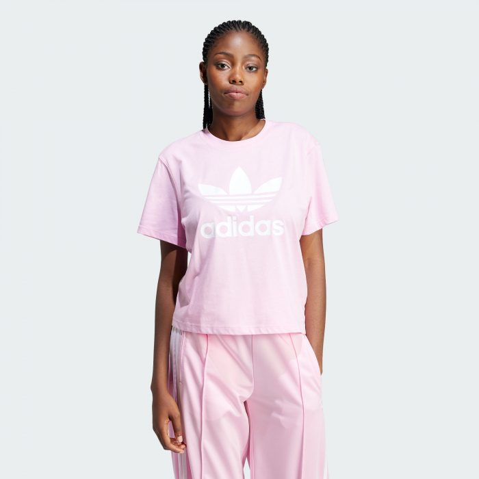 Женская футболка adidas ADICOLOR TREFOIL BOXY T-SHIRT