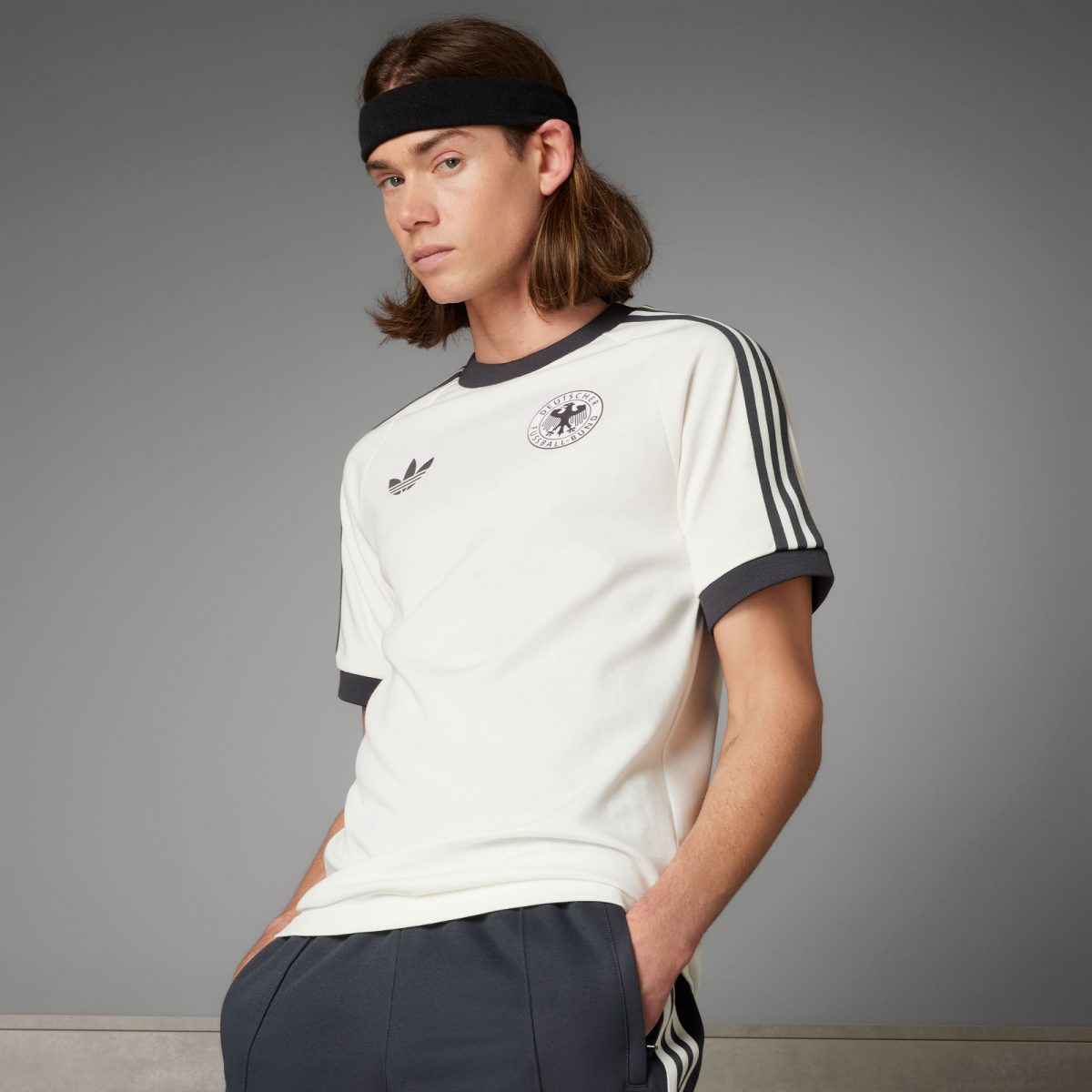 Мужская футболка adidas GERMANY ADICOLOR 3-STRIPES T-SHIRT фото