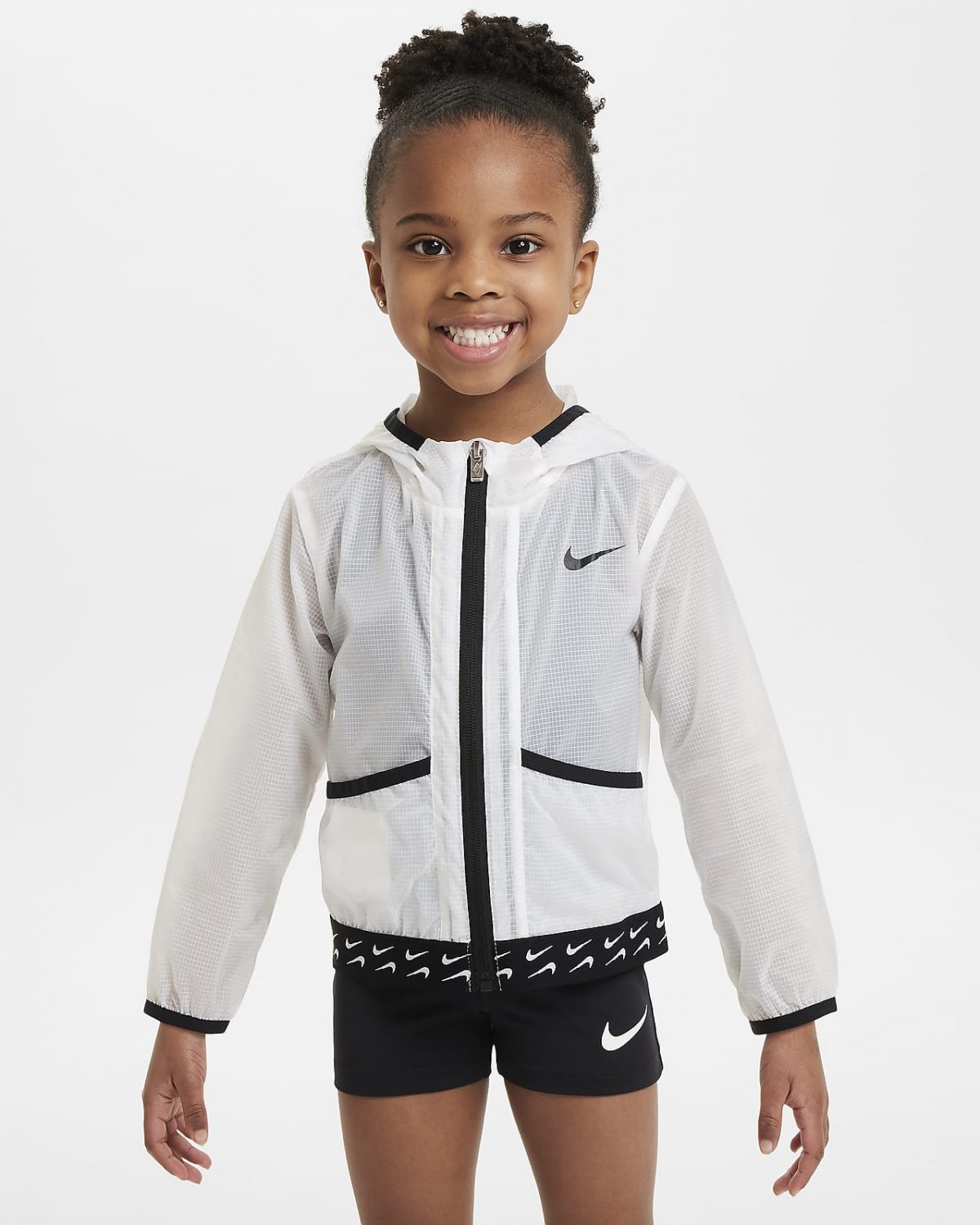 Детская куртка Nike белая фото