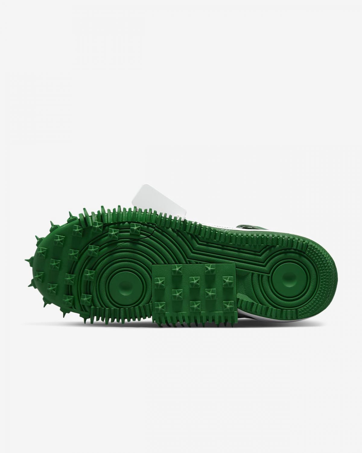 Мужские кроссовки Nike Air Force 1 Mid SP LTHR зеленые фотография