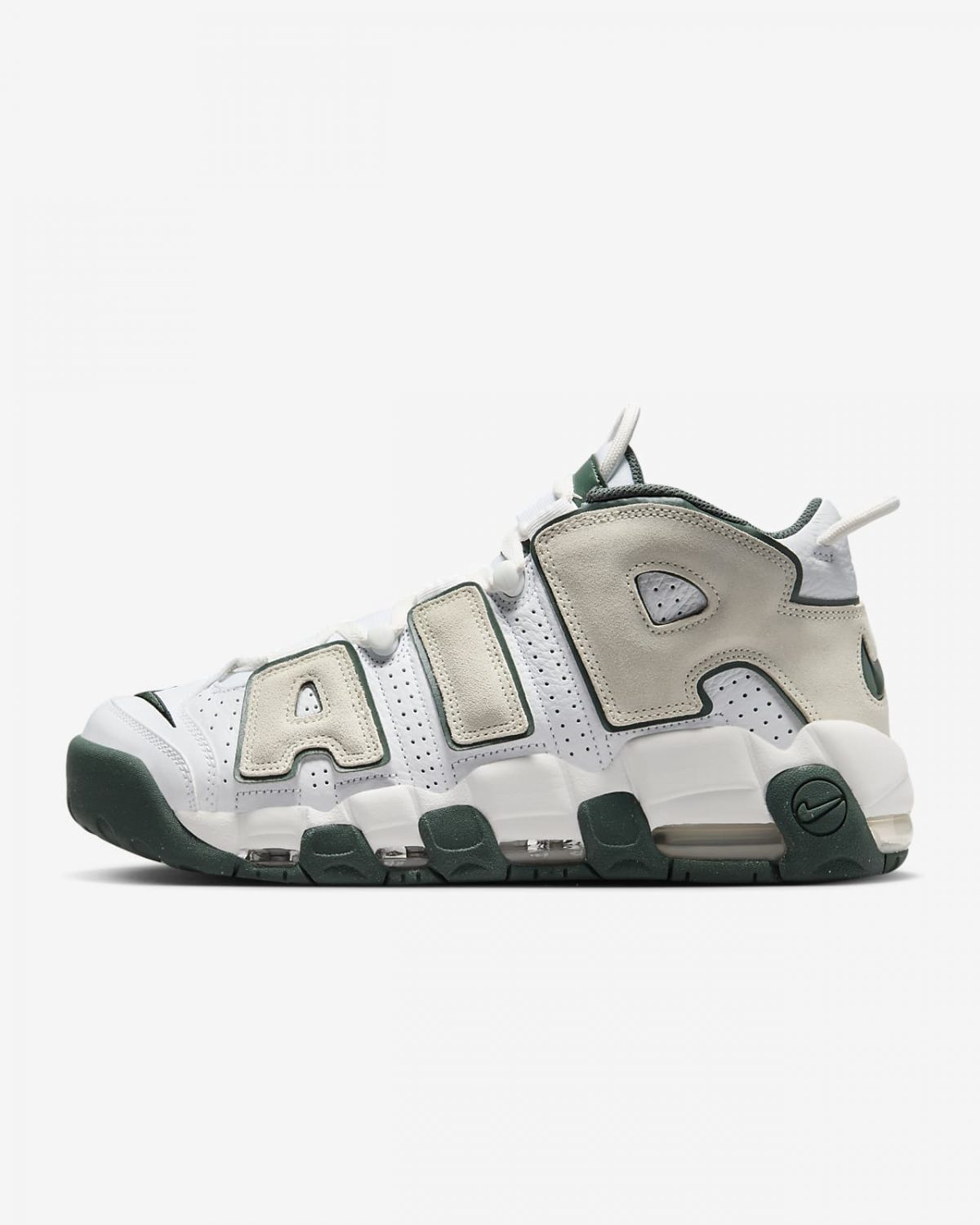 Мужские кроссовки Nike Air More Uptempo ’96 зеленые фото