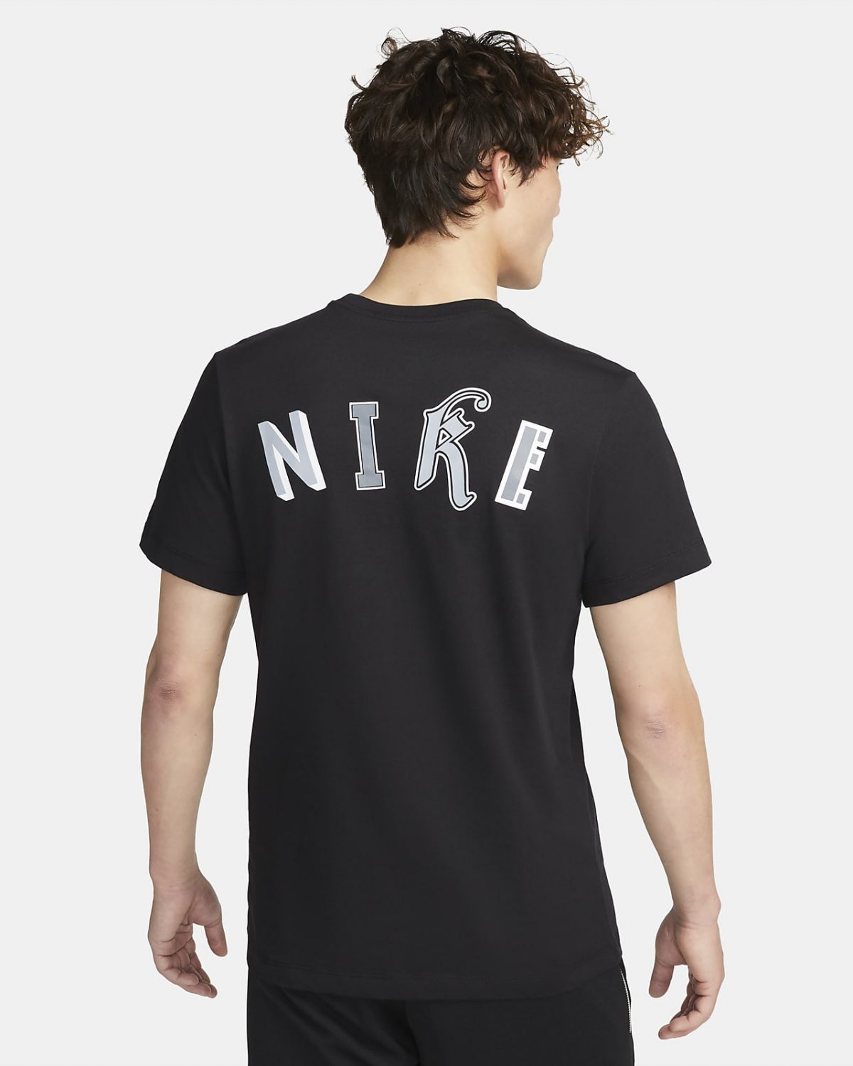 Мужская футболка Nike Dri-FIT черная фотография