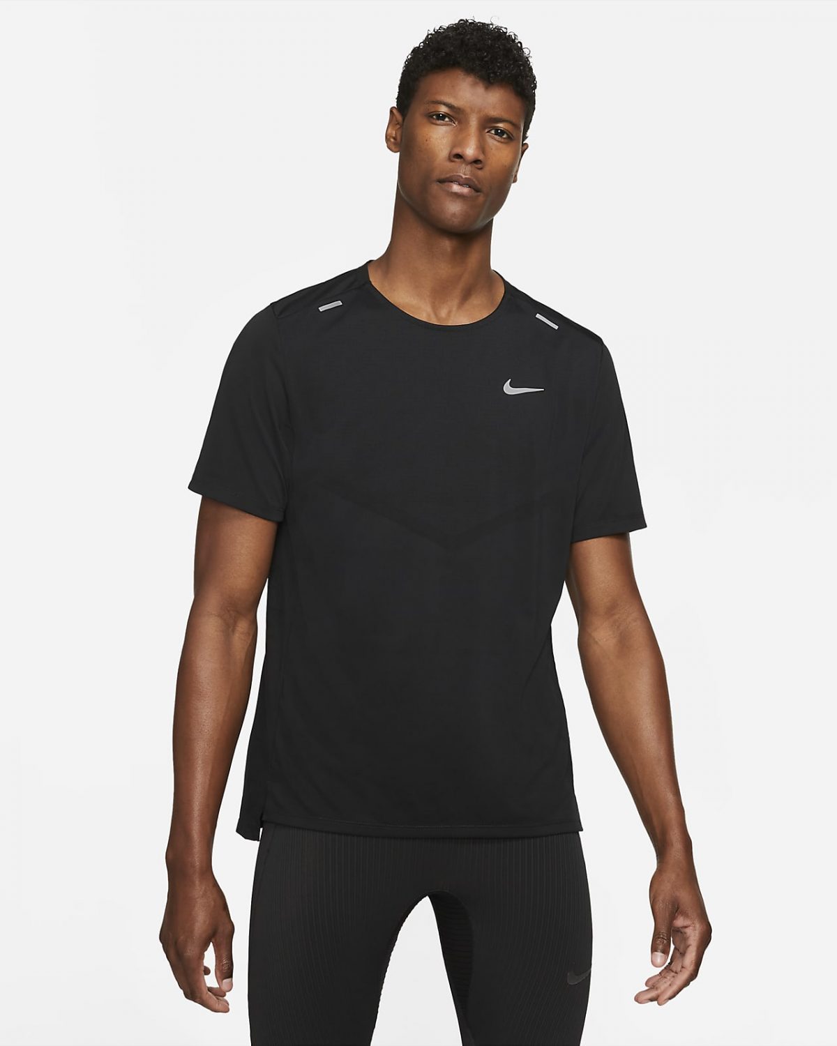 Мужской топ Nike Dri-FIT Rise 365 черный фото