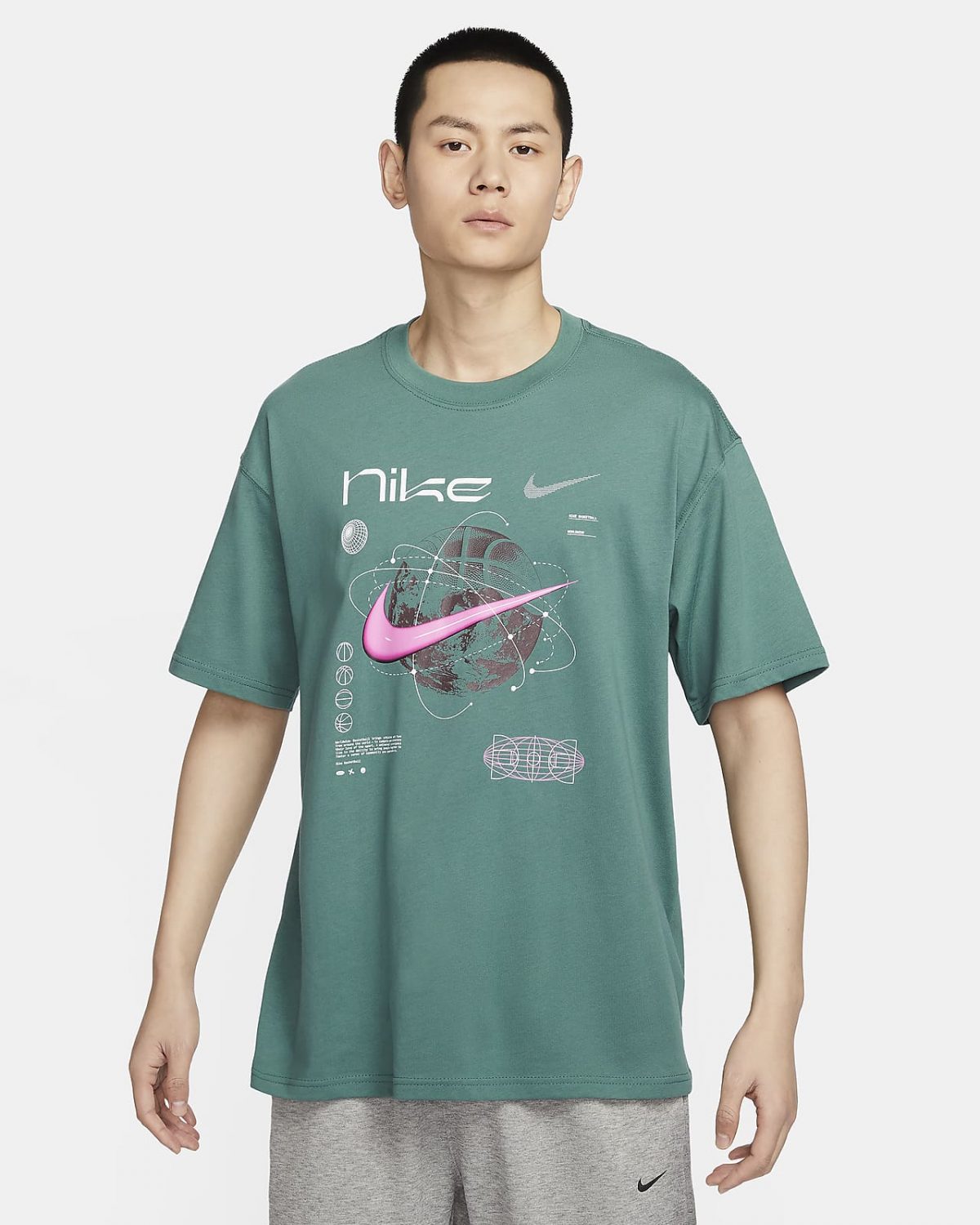 Мужская футболка Nike синяя фото