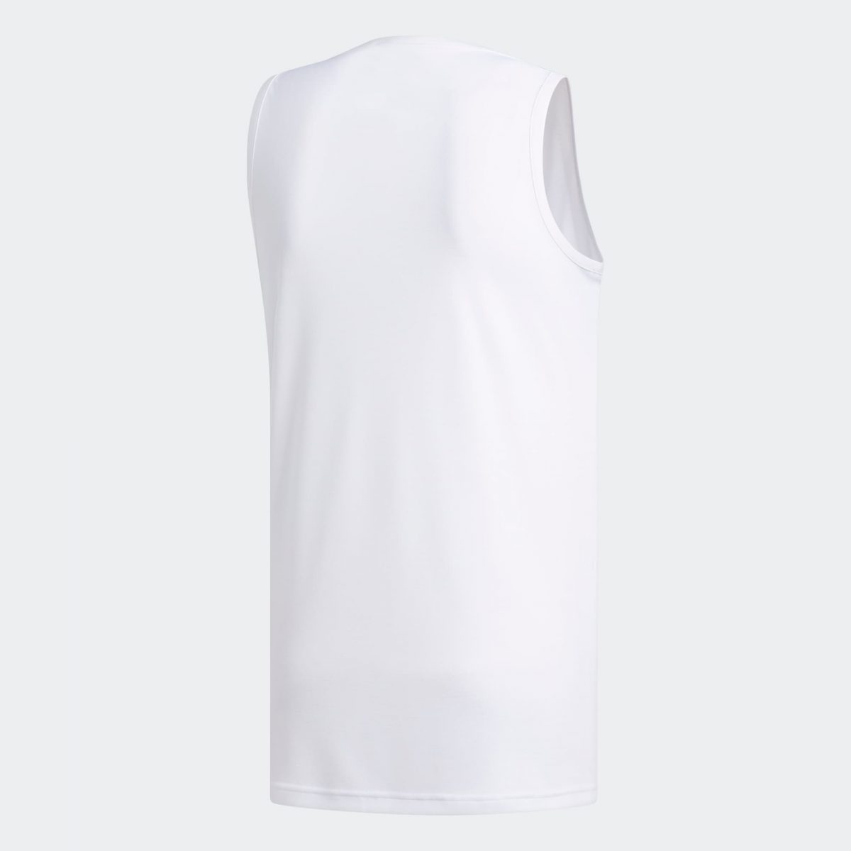 Мужская майка adidas Heathered Tank Top белая фотография