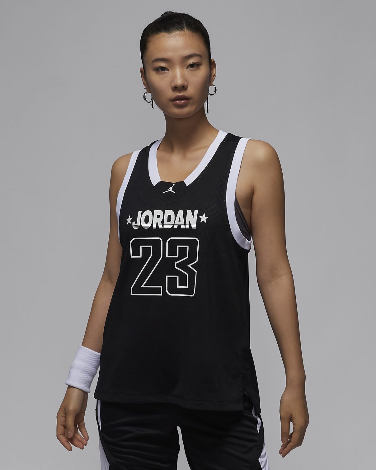 Женская спортивная одежда nike Jordan 23 Jersey черная фото