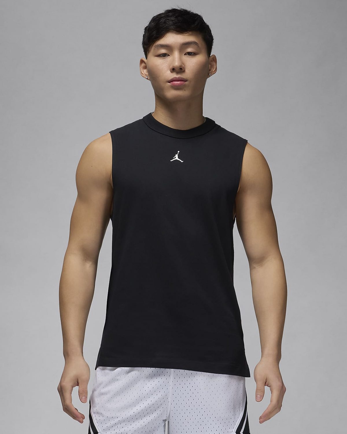 Мужская рубашка nike Jordan Sport черная фото