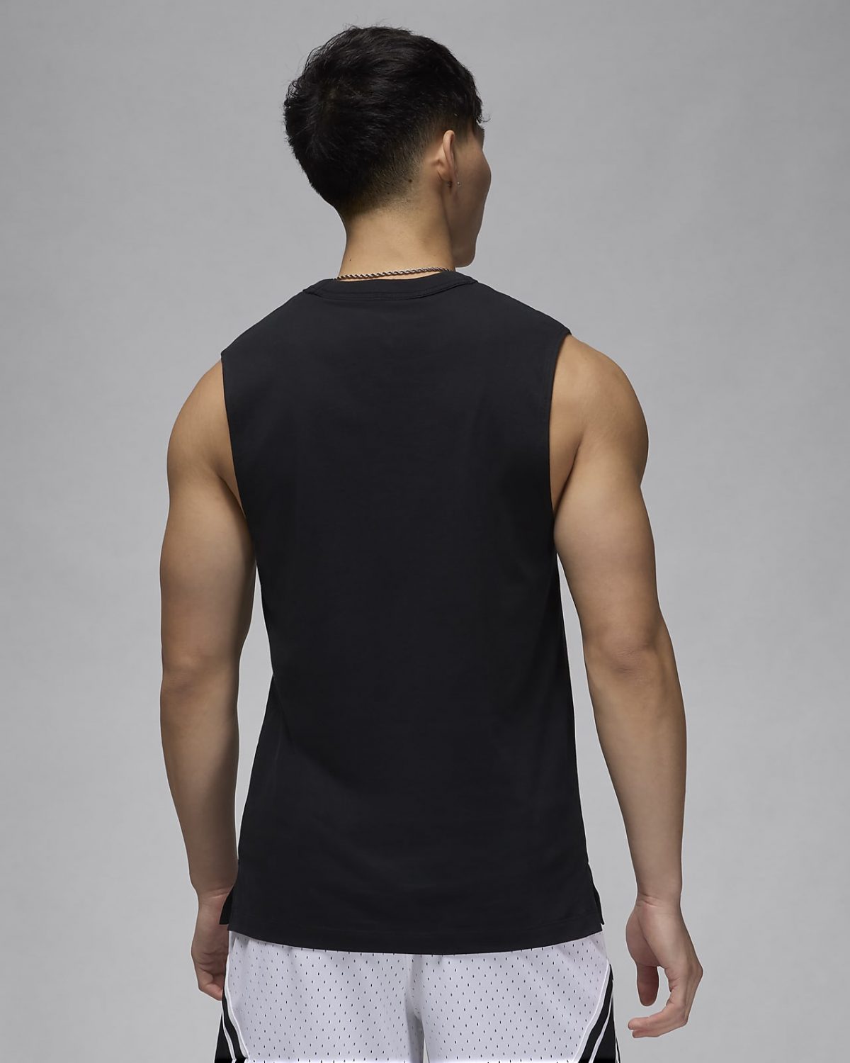 Мужская рубашка nike Jordan Sport черная фотография