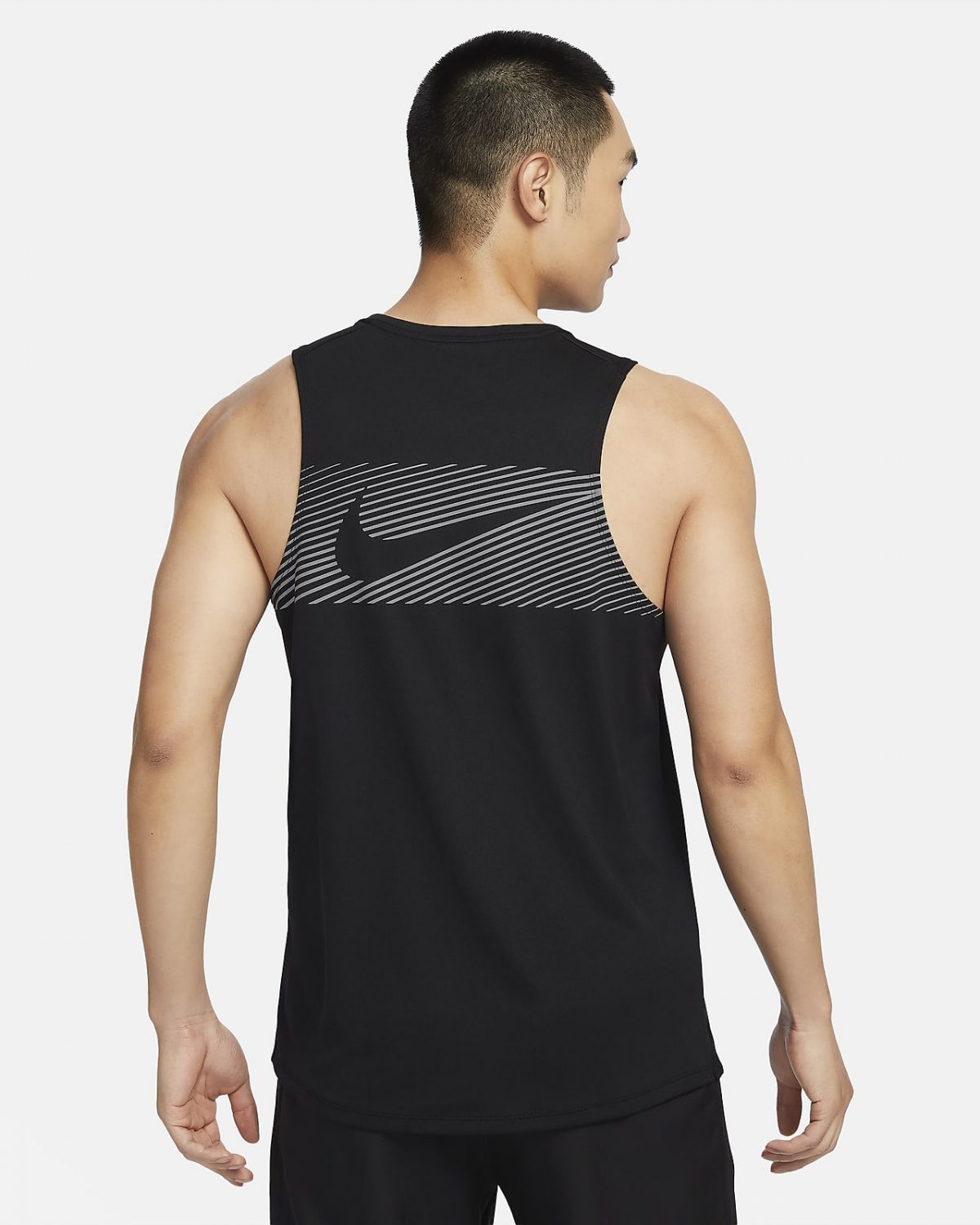 Мужская спортивная одежда Nike Miler Flash черная фотография