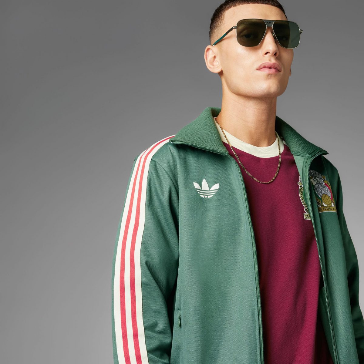 Мужская куртка adidas MEXICO BECKENBAUER TRACK TOP