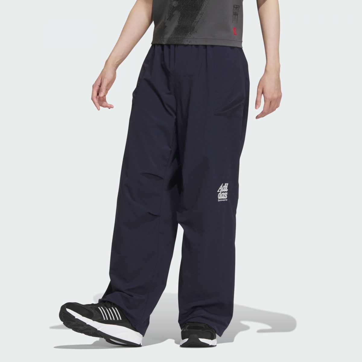 Мужские брюки adidas SMALL LOGO TRACKSUIT BOTTOMS синие фото