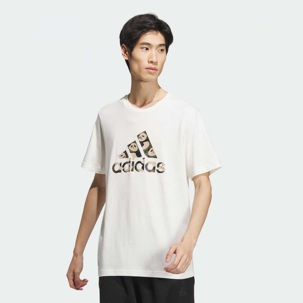 Мужская футболка adidas T-SHIRT белая фото